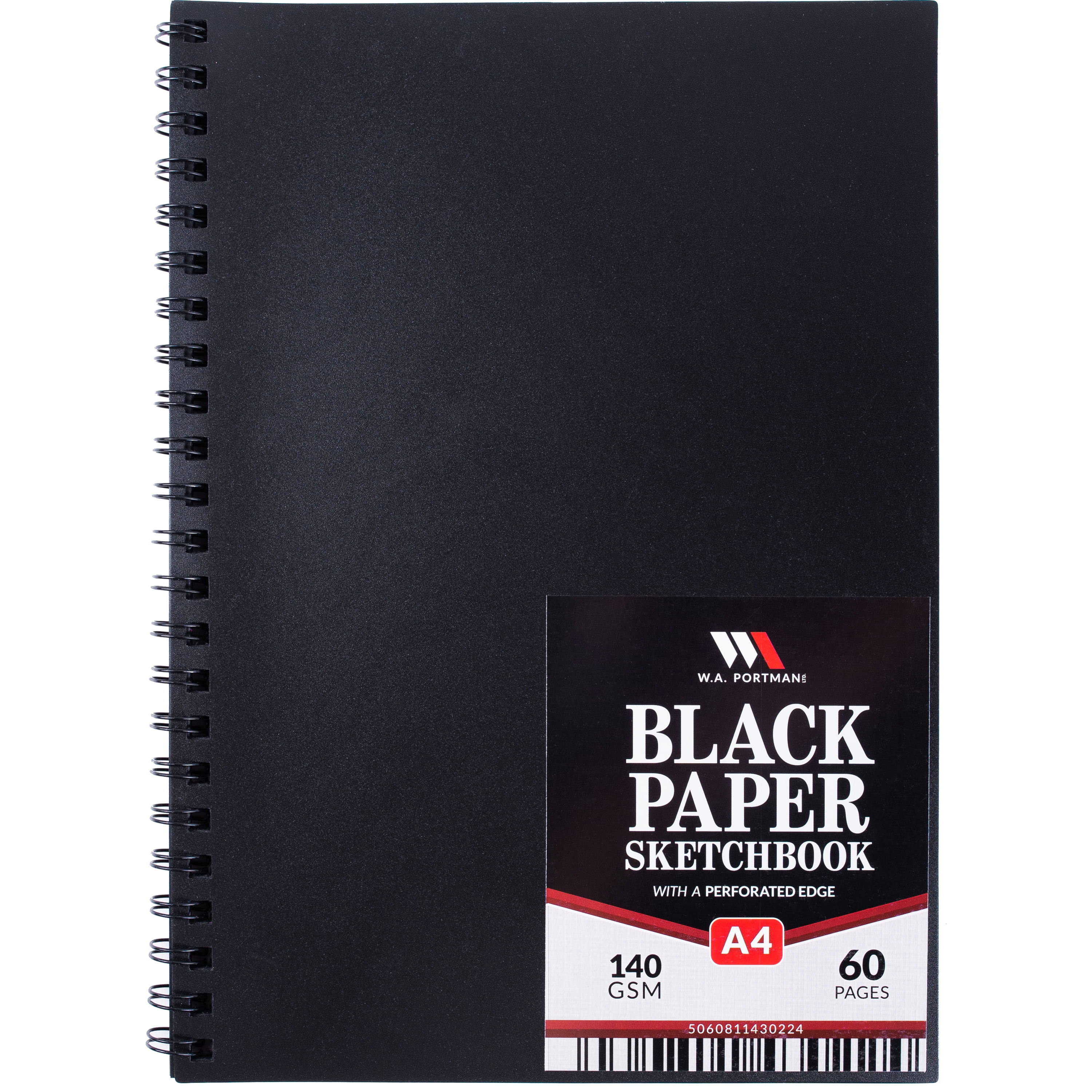 New Black Card Book A4 120 Pages Black Card Paper Inner Page Coil Book  Graffiti A3