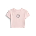 thumbnail image 1 of Weekend Academy Girls Graphic Baby Tee with Short Sleeves, Sizes 4-18, 1 of 4