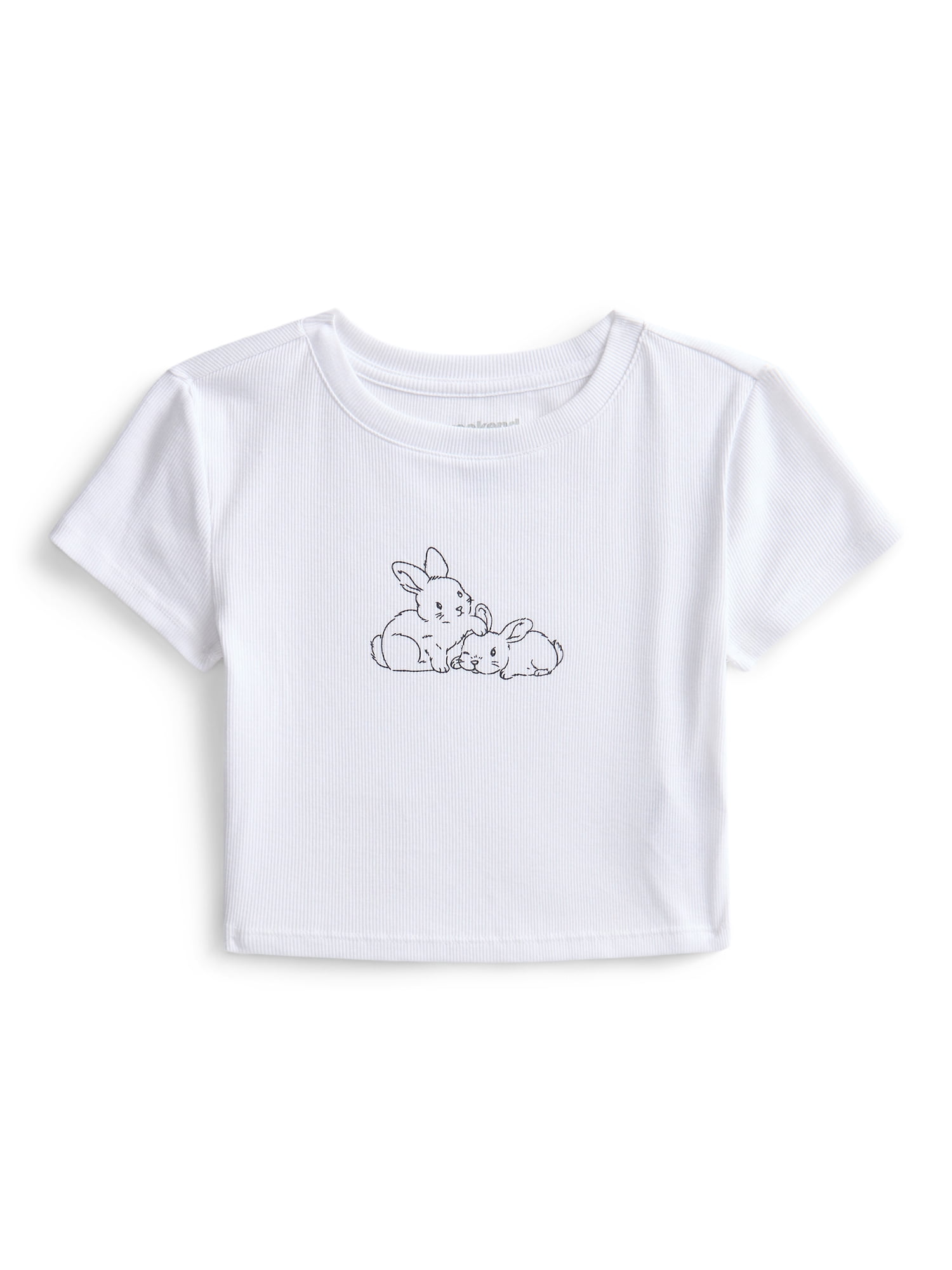 Weekend Academy Girls Graphic Baby Tee with Short Sleeves, Sizes 4-18