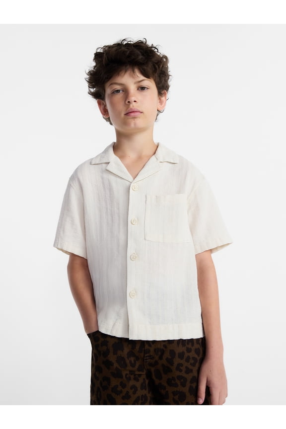 Boys Button Down Shirt, Sizes 4-18