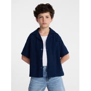 Boys Button Down Shirt, Sizes 4-18