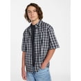 thumbnail image 1 of Weekend Academy Boys Button Down Shirt with Short Sleeves, Sizes 4-18, 1 of 5