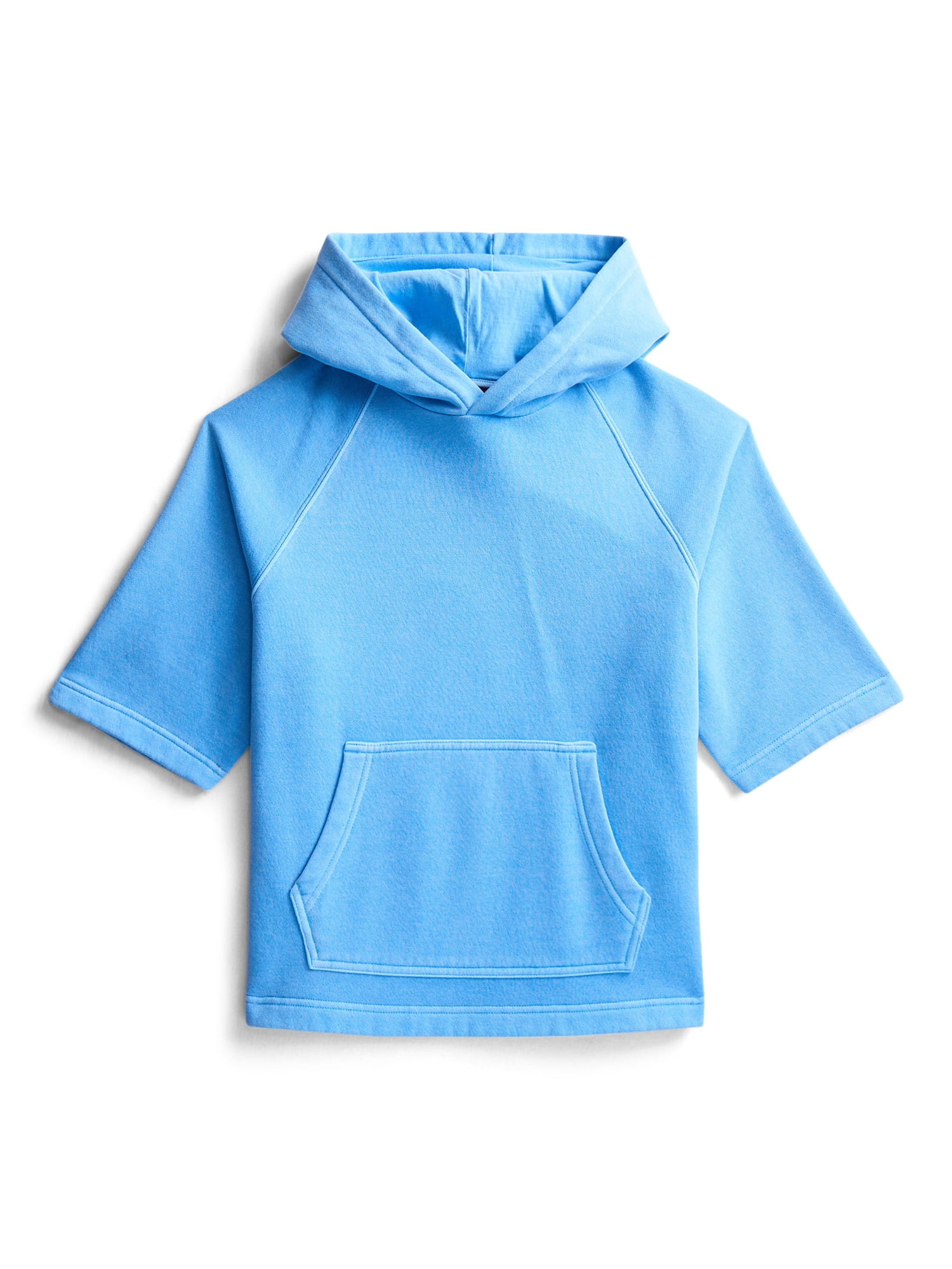 Weekend Academy Boys Fleece Hoodie with Short Sleeves, Sizes 4-18