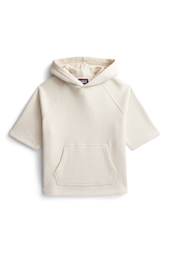 Boys Fleece Hoodie with Short Sleeves, Sizes 4-18