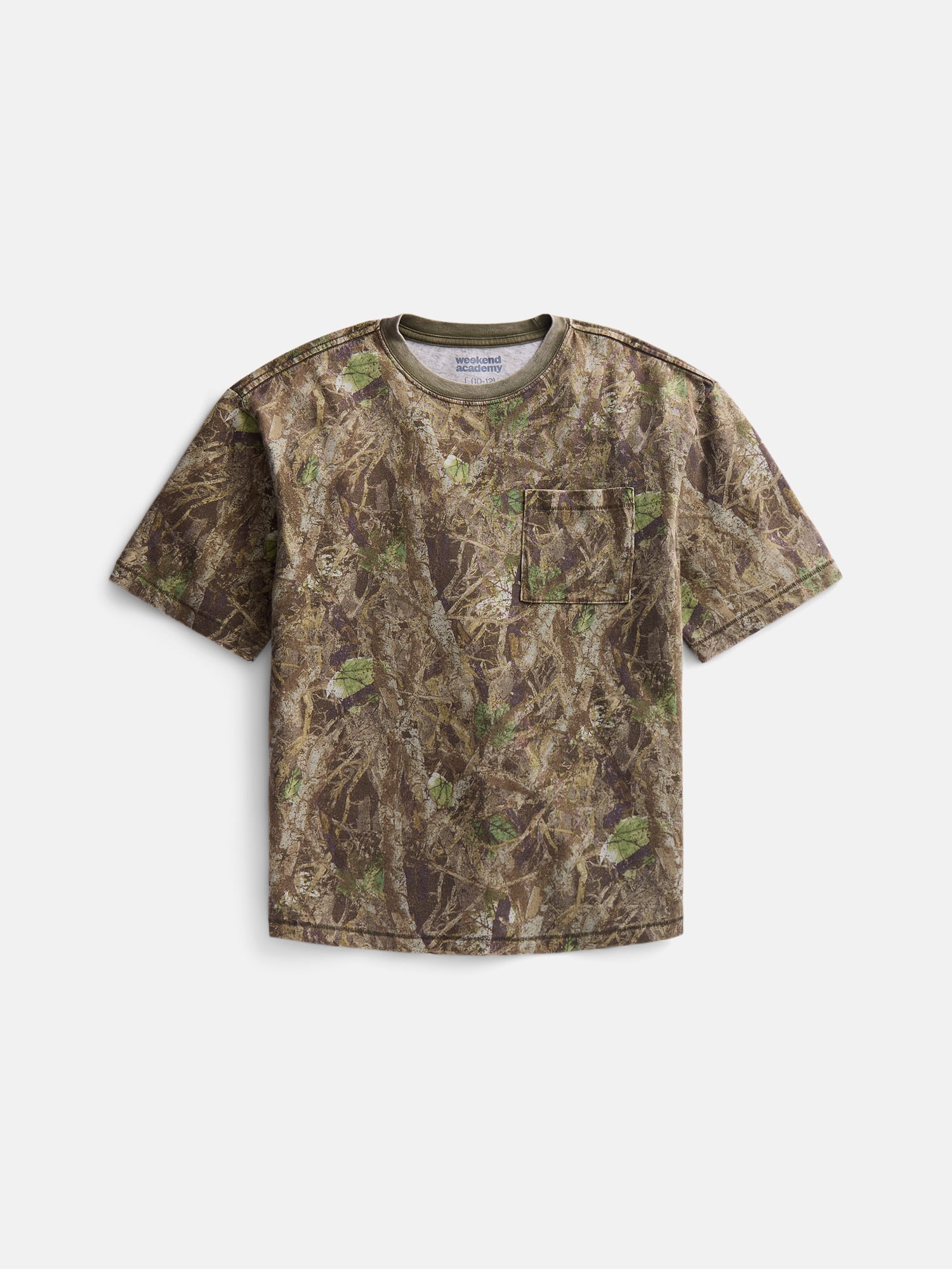 Weekend Academy Boys Pocket Tee with Short Sleeves, Sizes XS-XXL