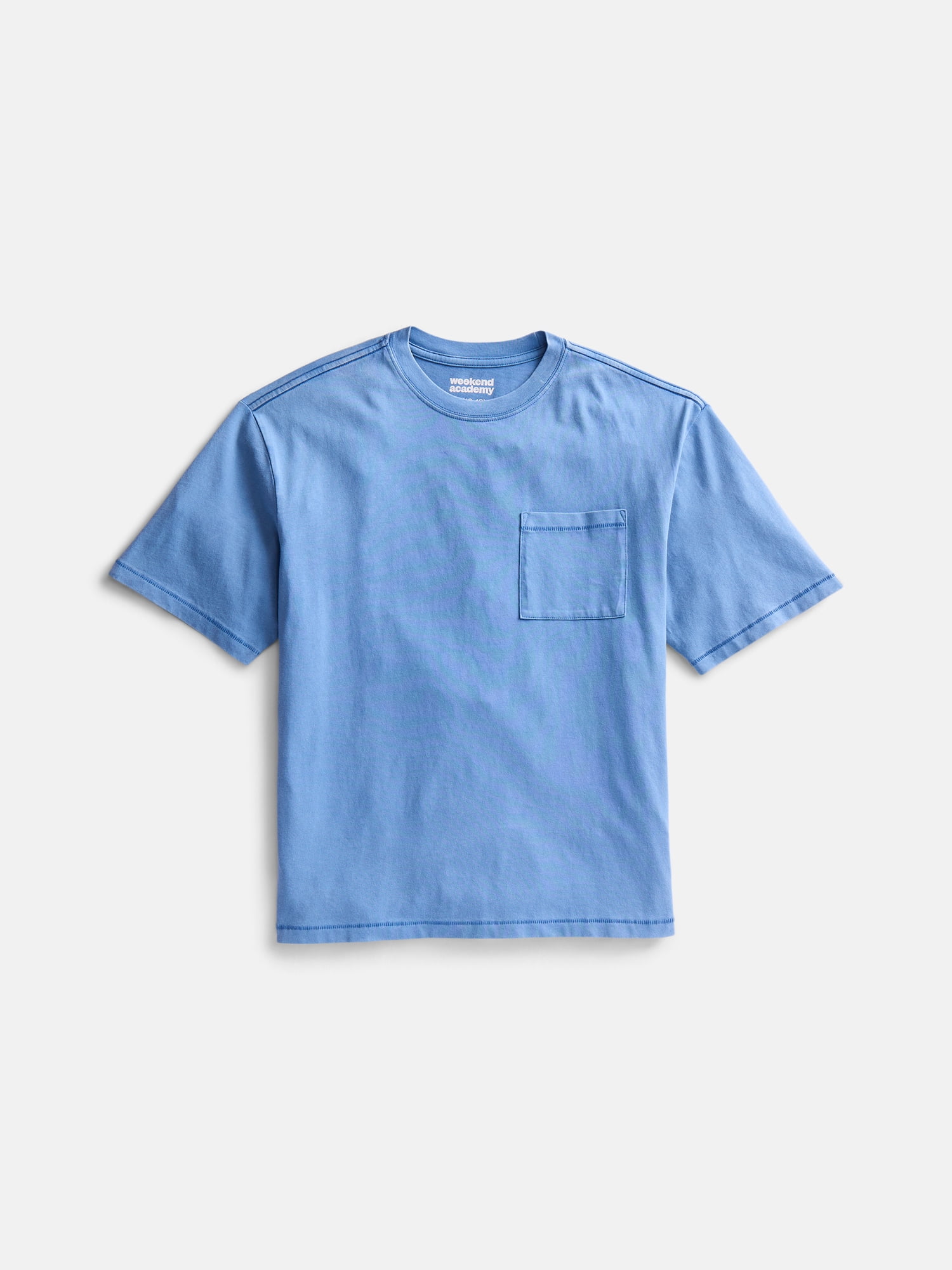 Weekend Academy Boys Pocket Tee with Short Sleeves, Sizes XS-XXL