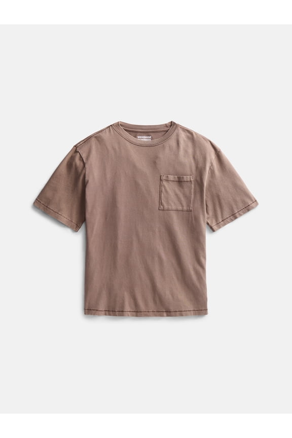 Boys Pocket Tee with Short Sleeves, Sizes XS-XXL