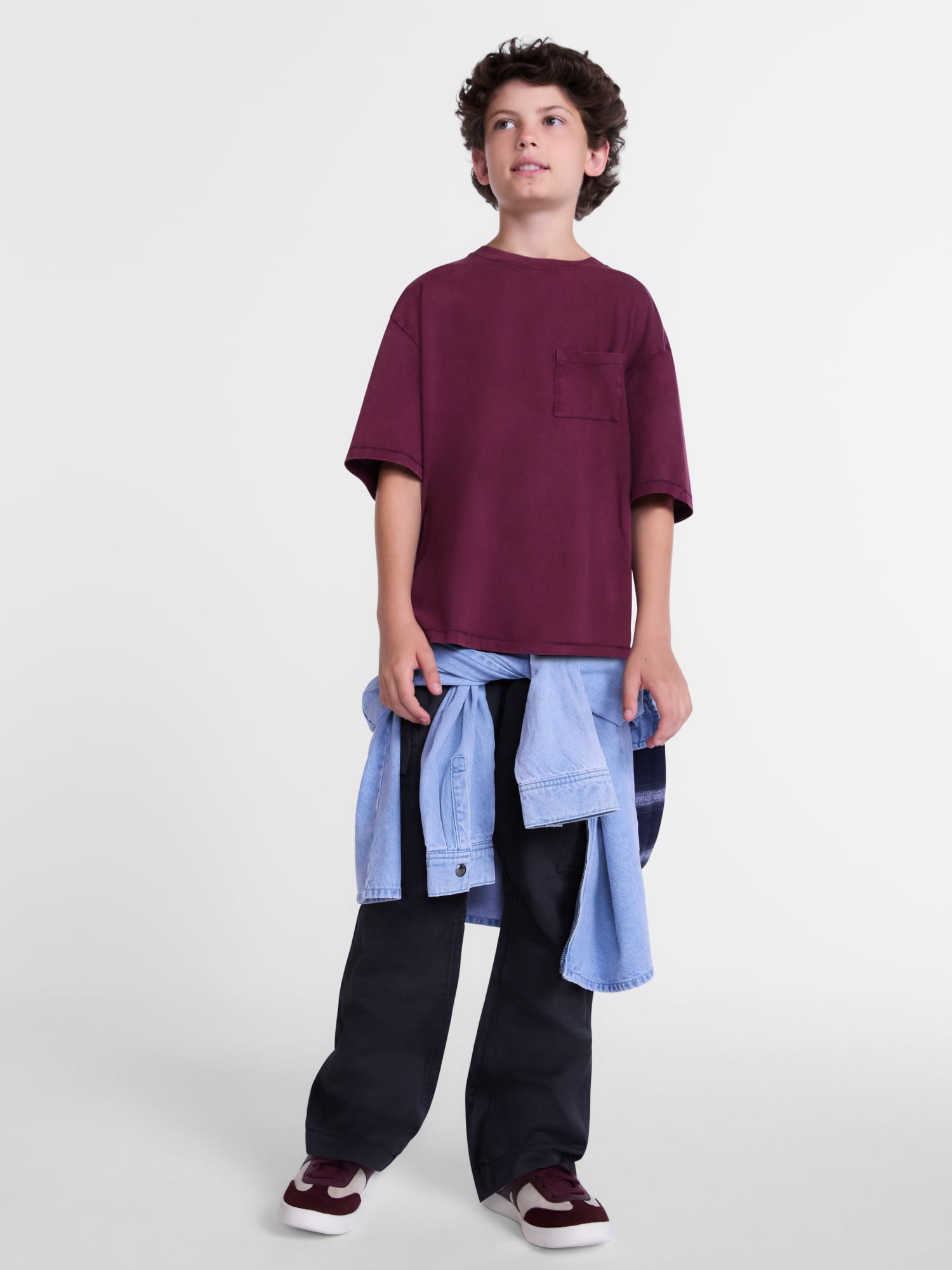 Weekend Academy Boys Pocket Tee with Short Sleeves, Sizes XS-XXL