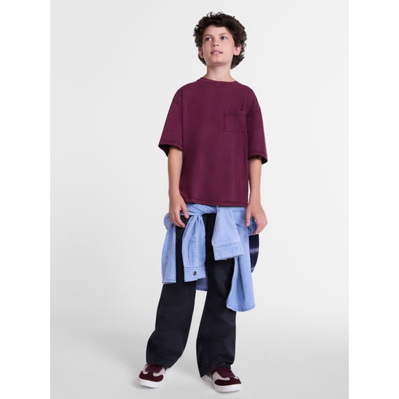Weekend Academy Boys Pocket Tee with Short Sleeves, Sizes XS-XXL