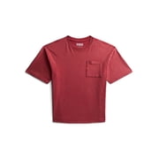 Boys Washed Pocket Tee with Short Sleeves, Sizes XS-XXL