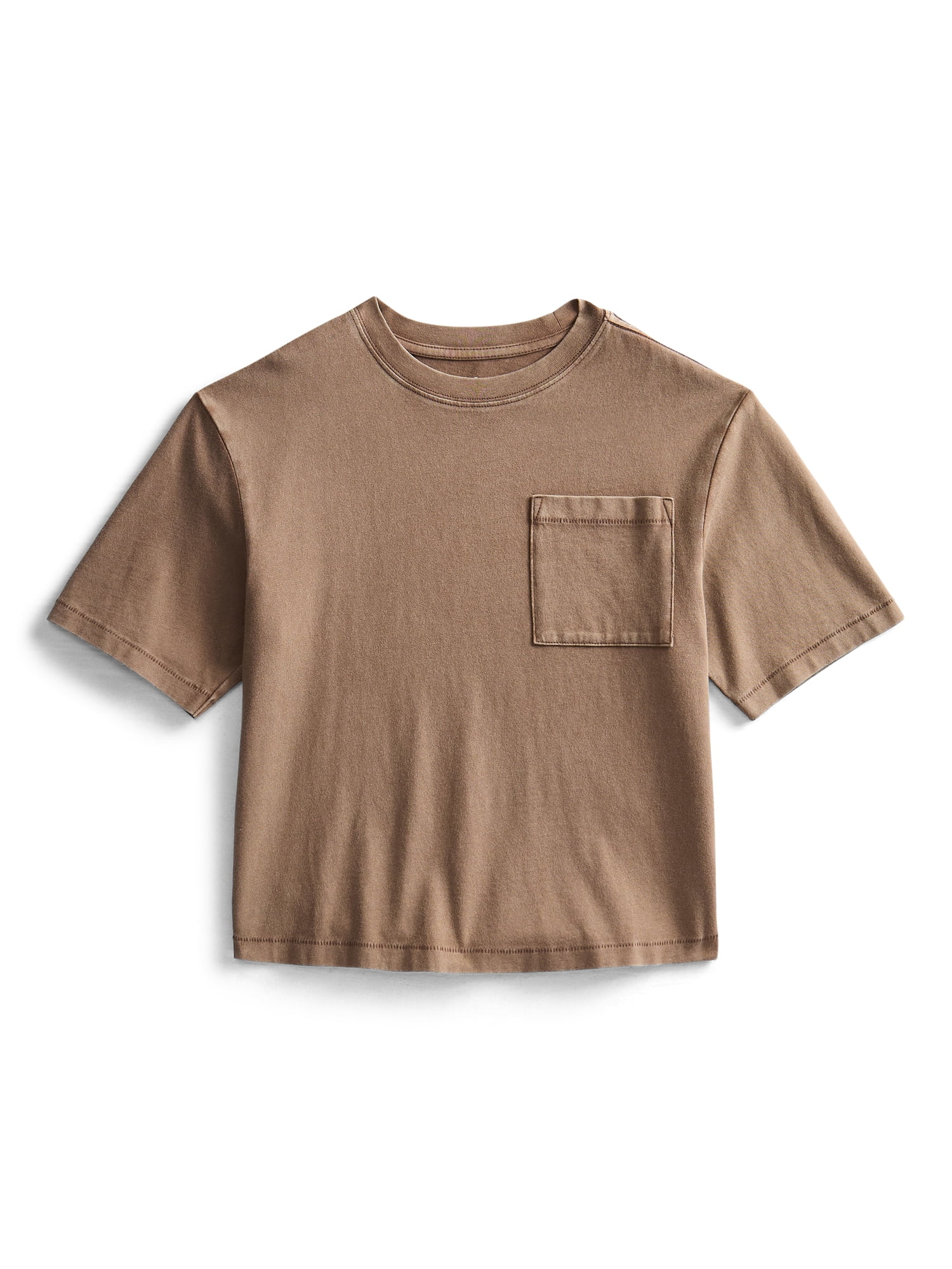 Weekend Academy Boys Washed Pocket Tee with Short Sleeves, Sizes XS-XXL