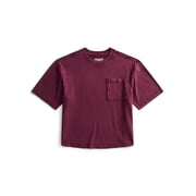 Weekend Academy Boys Washed Pocket Tee with Short Sleeves, Sizes XS-XXL