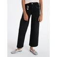 thumbnail image 1 of Weekend Academy Girls Baggy Straight Studded Denim Jeans, Sizes 4-18, 1 of 4
