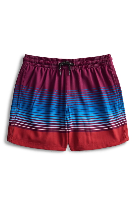 Boys Printed Swim Trunks, Sizes 6-18 & Husky