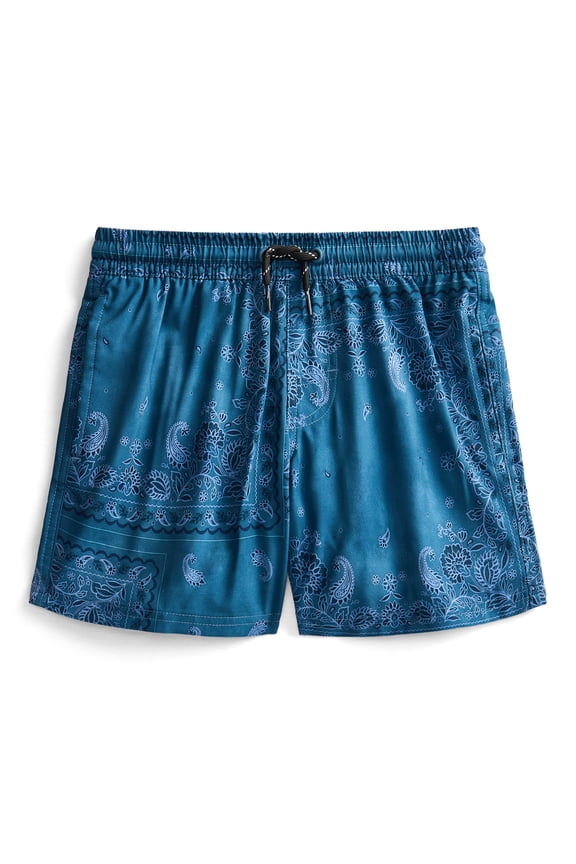 Boys Printed Swim Trunks, Sizes 6-18 & Husky