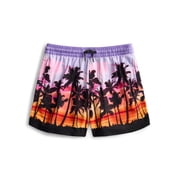 Boys Printed Swim Trunks, Sizes 6-18 & Husky