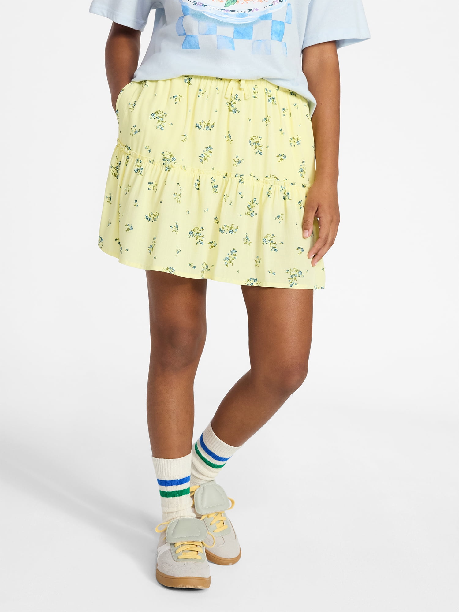 Weekend Academy Girls Tiered Skirt, Sizes 4-18