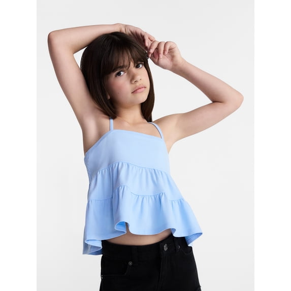 Weekend Academy Girls Tiered Tank Top, Sizes 4-18