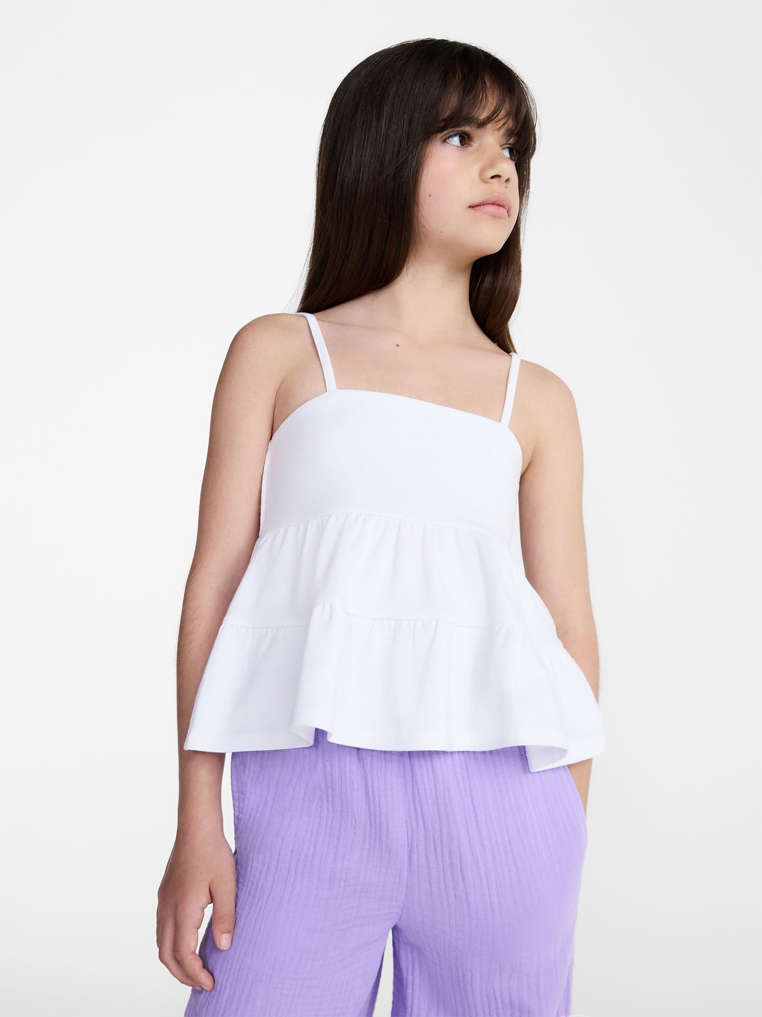 Weekend Academy Girls Tiered Tank Top, Sizes 4-18