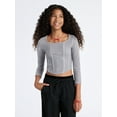 thumbnail image 1 of Weekend Academy Girls Velvet Corset Top with Long Sleeves, Sizes 4-18, 1 of 4