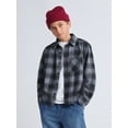 thumbnail image 1 of Weekend Academy Boys Flannel Long Sleeve Shirt, Sizes 4-18, 1 of 5