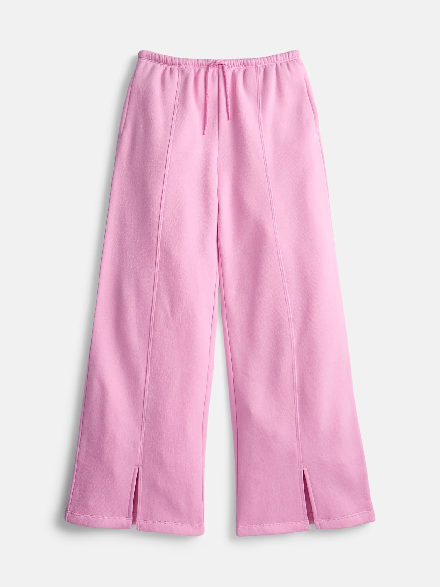 Weekend Academy Girls Fleece Wide Leg Pants, Sizes 4-18