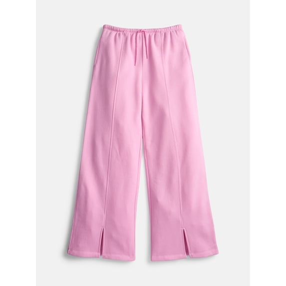 Weekend Academy Girls Fleece Wide Leg Pants, Sizes 4-18