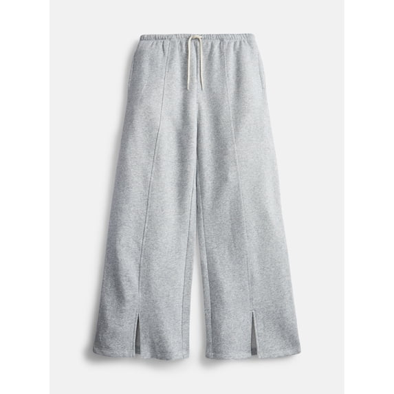Weekend Academy Girls Fleece Wide Leg Pants, Sizes 4-18