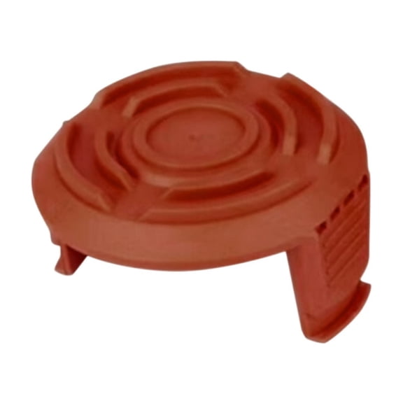 WA0010 Replacement Spool Cap Covers Compatible with Worx Trimmers, Heavy Duty Plastic Weed Eater Cap for Worx,Wear-resistant,Thickened Construction,Anti-slip Design,1.97x1.18 inch (Orange)