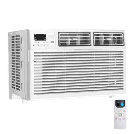 10000 BTU Window Air Conditioner Cools up to 450 Sq. ftUltra Quiet Window AC Unit with Remote Control4 in 1 Energy Saving Air Conditioner Window UnitSleep ModeEasy to Install