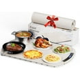 thumbnail image 1 of WAA Electric Food Warming Mat Keep Food Warm in 10s,7 Temp Levels,with a Handy Kids Lock for Parties,White, 1 of 7
