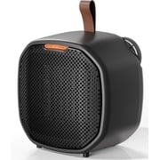 WAA Portable Ceramic Space Heater Dual Protection, Adjustable Thermostat for Office Desk,Black