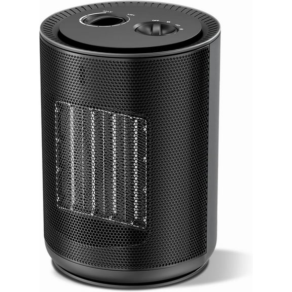 WAA Portable Electric Space Heater PTC Ceramic Fast Heating,Safe Design for Indoor Use