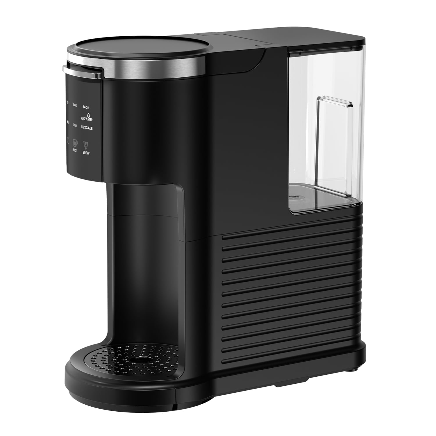 WAA Coffee Maker 2-in-1 Single Serve Coffee Brewer, Black