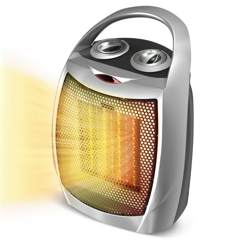 WAA Small Electric Space Heater Ceramic Space Heater,Portable