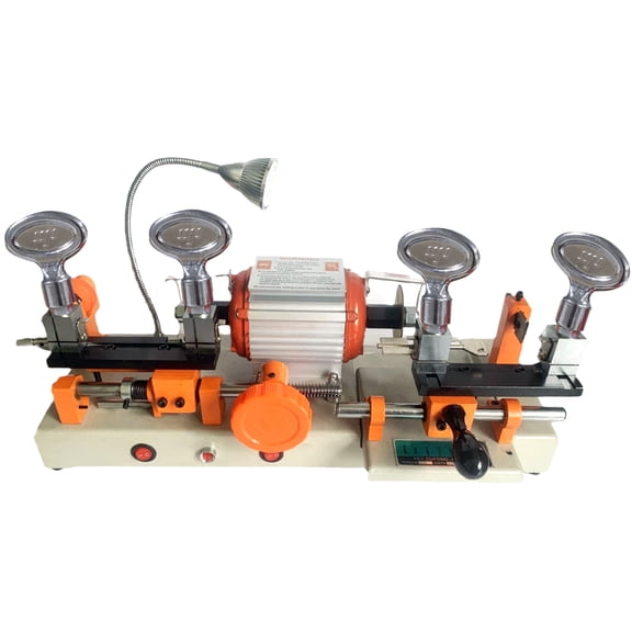 WAASOSCON Horizontal Key Duplicating Machine with Double-Blade and Manual-Adjustment for 8 Specific Models