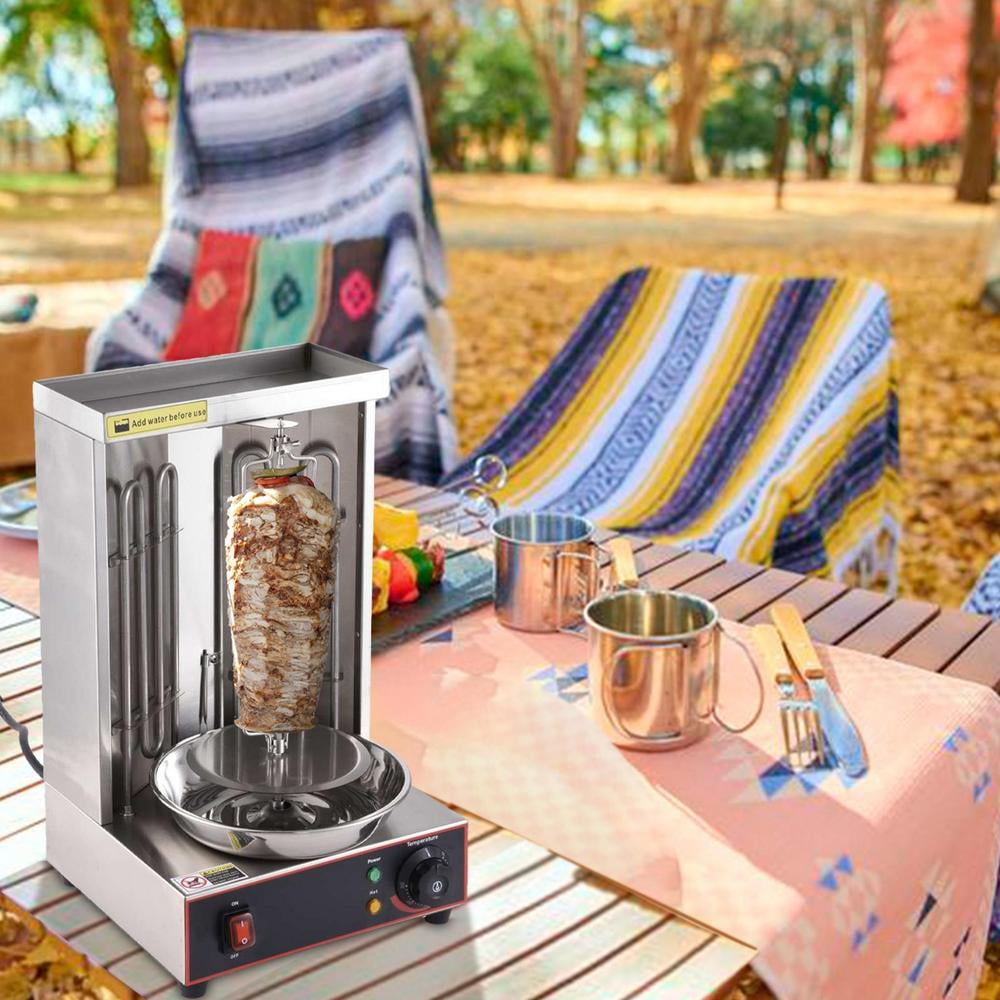 WAASOSCON 110V 2400W Stainless Steel Vertical Rotating Turkey Oven ...
