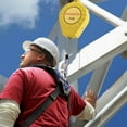 thumbnail image 1 of WAASOSCON 30-Meter (98FT) Fall Arrester with Auto-Locking Mechanism, Alloy Steel Hook, and Retractable Lifeline, 330Lbs Capacity Fall Protection Device for Roofing and High-Altitude Work, 1 of 7