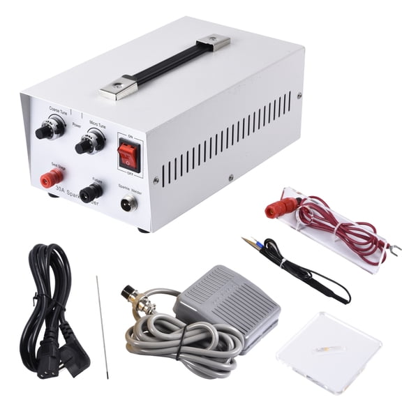 WAASOSCON Automatic Spot Welder Pulse Argon Arc Welding Machine Jewelry Welder 110V Spot Welder for Jewelry Welding Jewelry Repair Tool 30A,300W