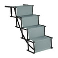 thumbnail image 1 of WAASOSCON Dog Steps For Car | Safe Pet Steps with Non-Slip Surfaces | Reinforced Support 176 Lb Foldable Dog Stairs Pet Ramp 4-Step Dog Stairs For Small To Large Dogs, 1 of 8