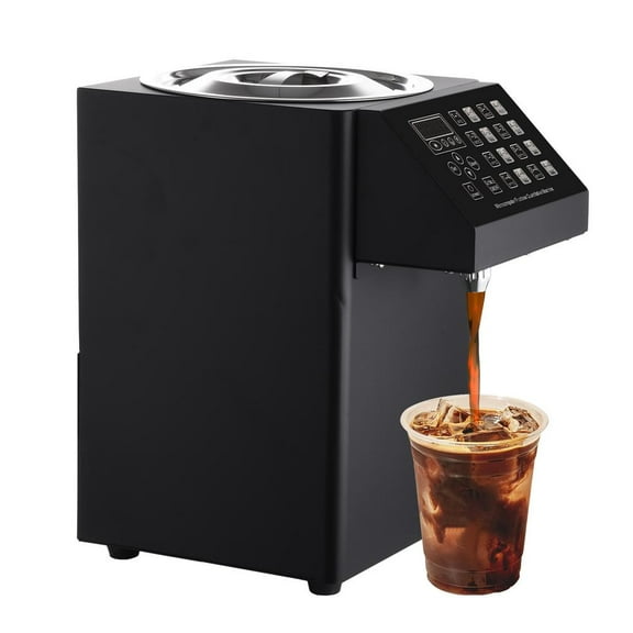 WAASOSCON Fructose Sugar Machine Thermostatic Syrup Dispenser Machine Programmable Buttons Fructose Equipment Large Capacity for Hotels Milk Tea Shops imaginative