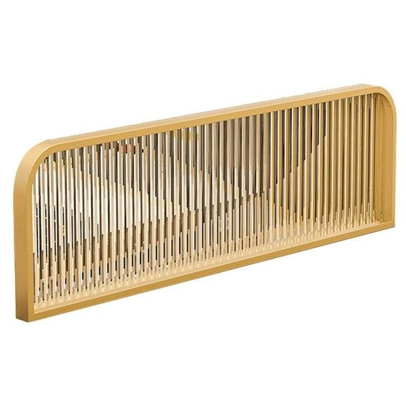 WAASOSCON Glass Partition Restaurant Translucent Striped Glass Dining Table Separator Panel Desk Partitions Low Fence Privacy Screen Panel for Restaurant Desk everybody