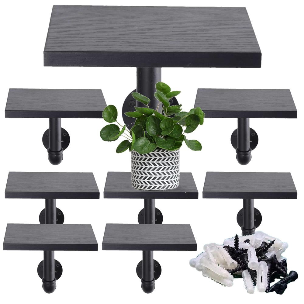 Photo inspiration: Industrial Style Decor Shelf Reference: Waasoscon Industrial Floating Shelves Pipe Shelves Industrial Shelving