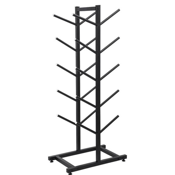 WAASOSCON Longboard Floor Display Rack Snowboard Storage Rack Free Standing Wakeboard Rack Home Gym Organize Holder Free Standing 5-Tiers Metal Snowboard Storage Rack everywhere