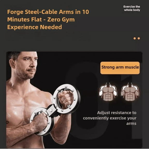 WAASOSCON Rotating Burn Machine 8-15 LB, Rotating Arm Machine 360 Degree Rotating Grips, Multifunctional Spinning Burn Rotator Machine for Forearm Trainer, Boxing, Workouts (Silver)