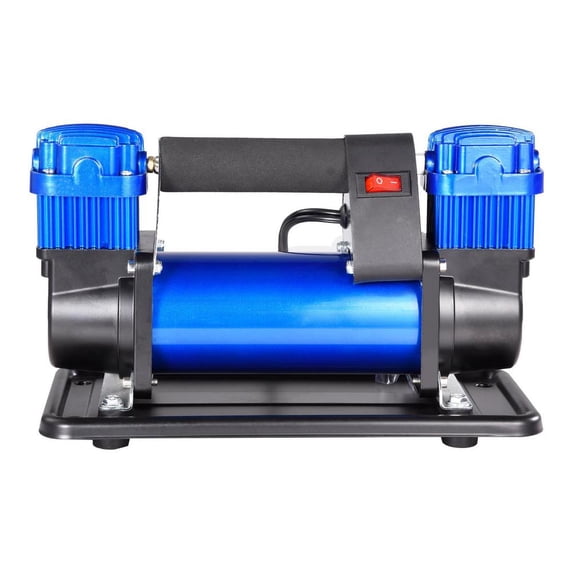 WAASOSCON Tire Inflator Portable Air Compressor (Up to 200 PSI) Tire Pump for Car 12V DC Digital Air Pump Super Bright Light for Bicycle, Motorcycle, Automotive Car Accessories