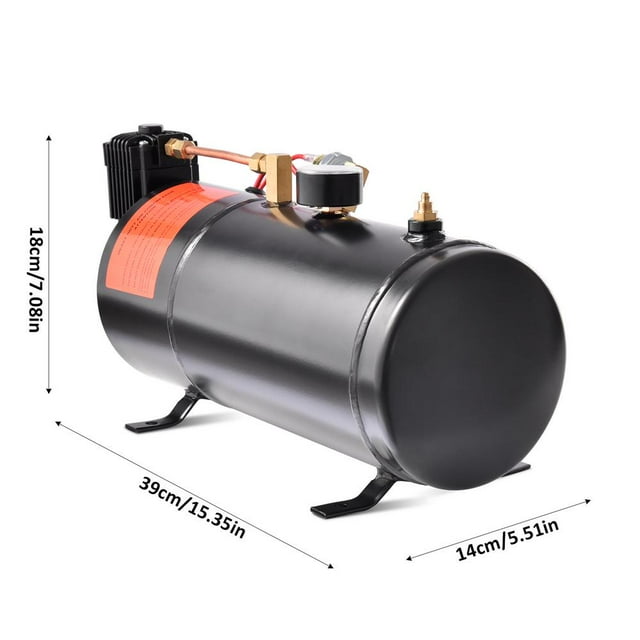 WAASOSCON Truck Air Horn 150Db Airhorn with 150PSI Air Compressor 12