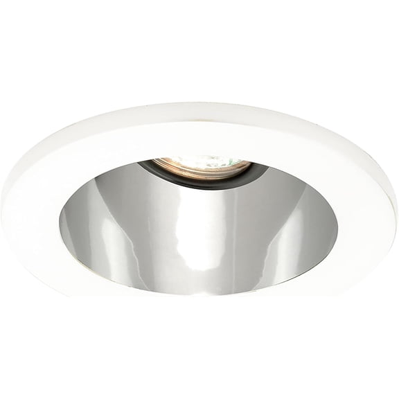 WAC 4in Low Voltage Round Adjustable Recessed Light Trim with Open Specular Reflector in White, HR-8401 or HR-8402 Housing Sold Separately