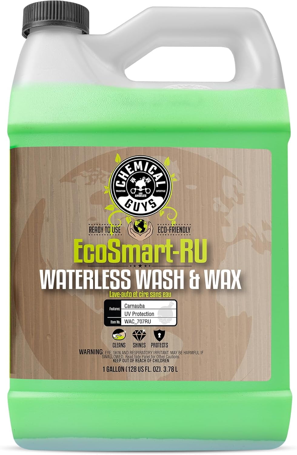 WAC_707RU EcoSmart Waterless Car Wash & Wax Ready To Use, Safe for Cars