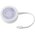 thumbnail image 1 of WAC Lighting 1-Light LED Line Voltage Aluminum Puck Light w/ Lead Wire in White, 1 of 2